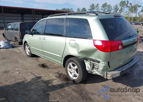 2008 Toyota Sienna Ce z USA, uszkodzony, nr VIN 5TDZK23C78S147413